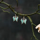 Azure Butterfly Earrings