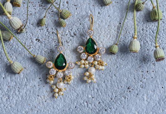 Emerald Drizzling Drops