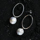 Oval Baroque Pearl Earrings