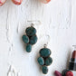 Stacked Emeralds Earrings