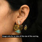 Rough Stone Quad Earrings (8)