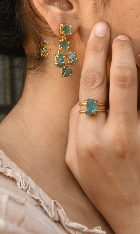 Apatite Danglers (5 stones)