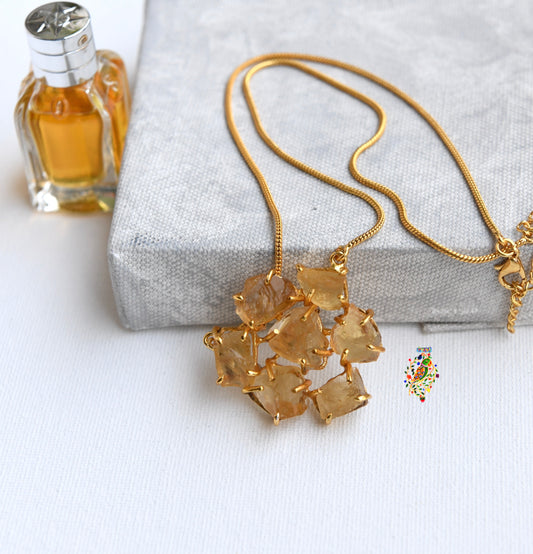 Galaxy Citrine Necklace