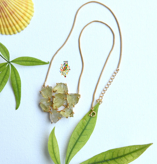 Galaxy Lemon Topaz Necklace