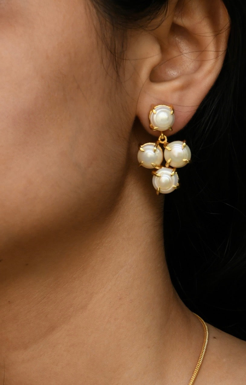 Pearl Quad Earrings