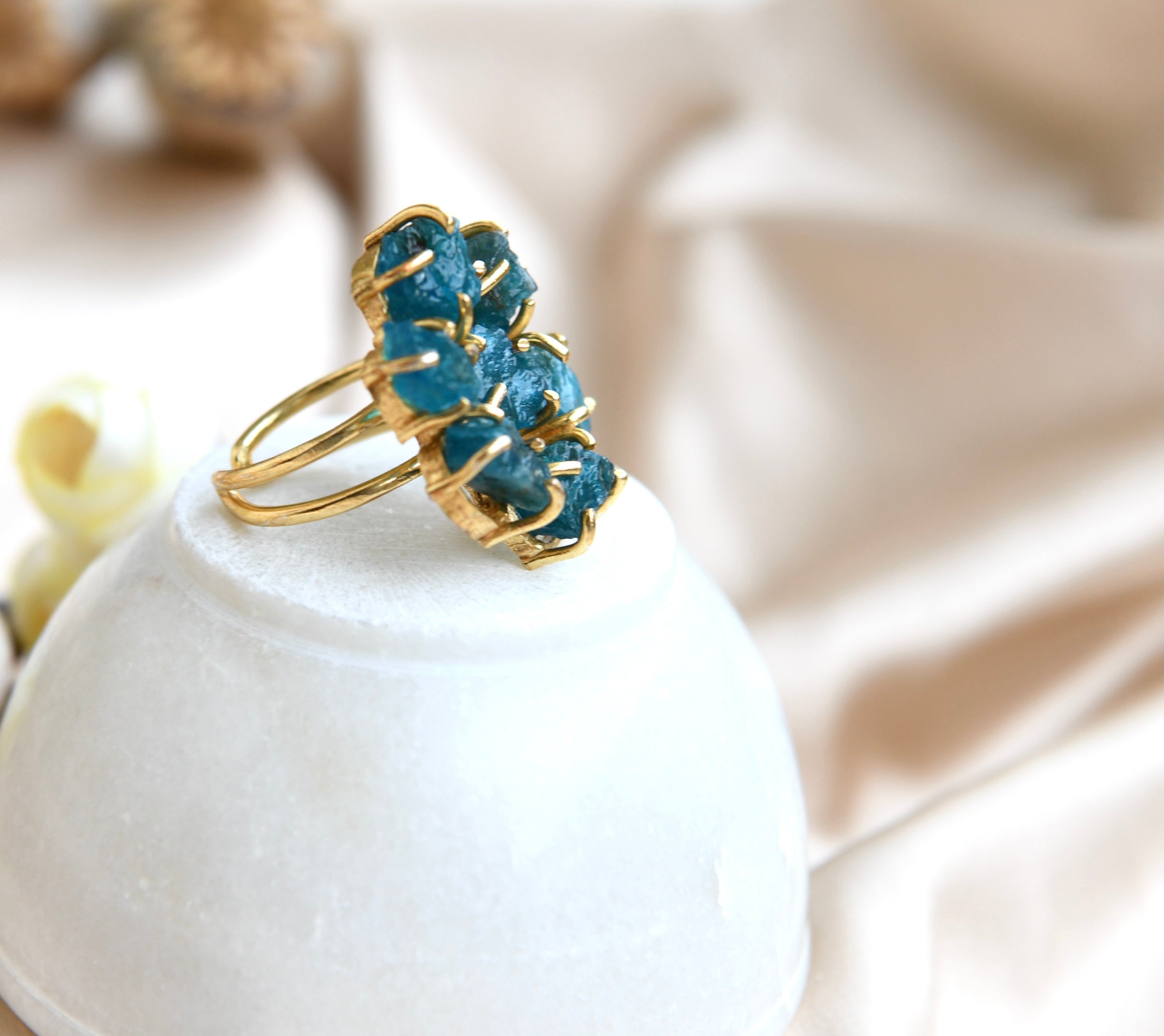 Jaipur Gemstone Stone Turquoise Gold Plated Ring Price in India - Buy  Jaipur Gemstone Stone Turquoise Gold Plated Ring Online at Best Prices in  India | Flipkart.com