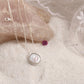 Dyna Silver Pearl Set with Chain