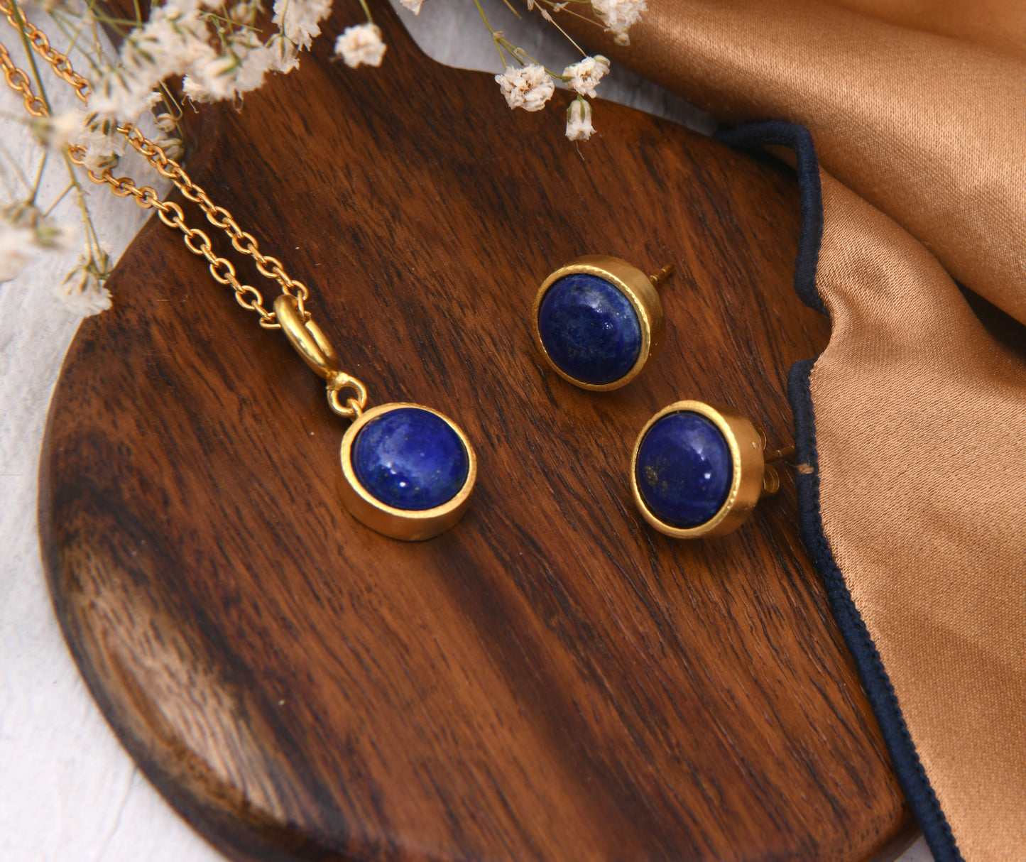 Lapis Lazuli Charm Set
