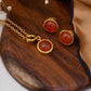 Carnelian Charm Set