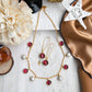 Sleek Ruby Necklace