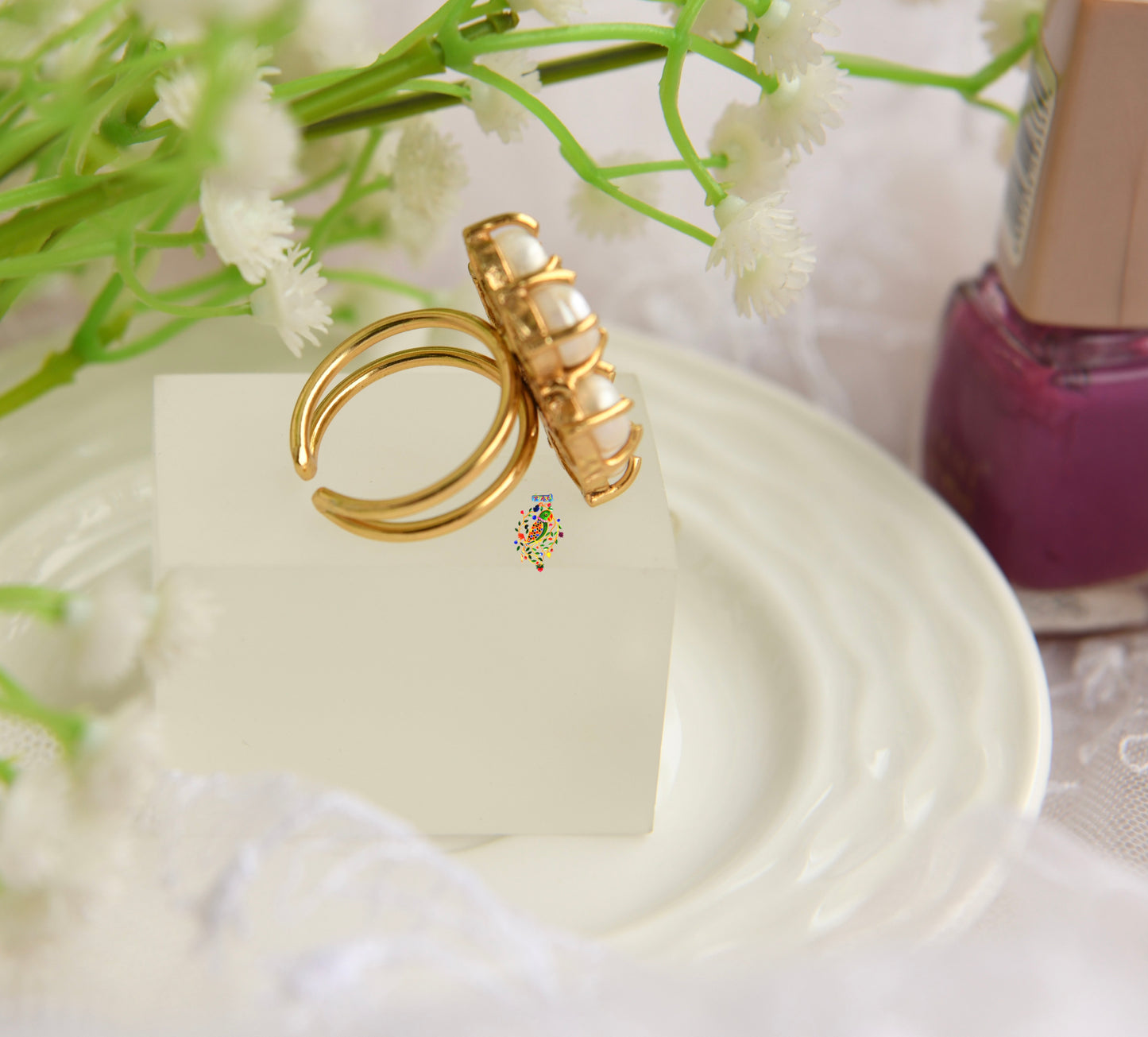 Pearl Flower Ring