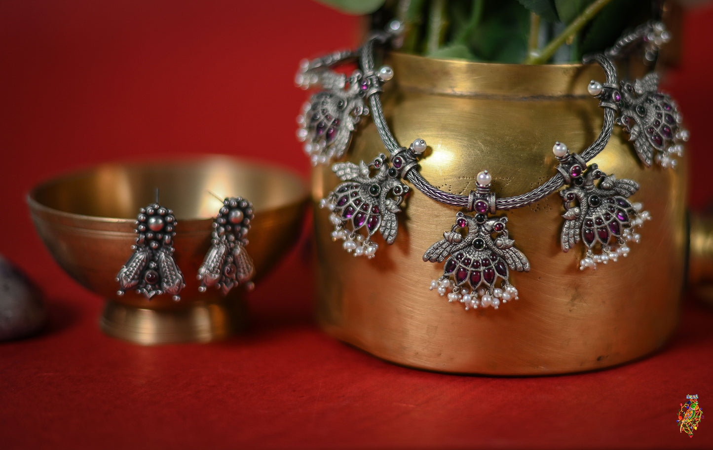 Temple Jewellery Set