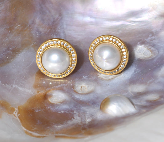 Stars and Pearls Studs