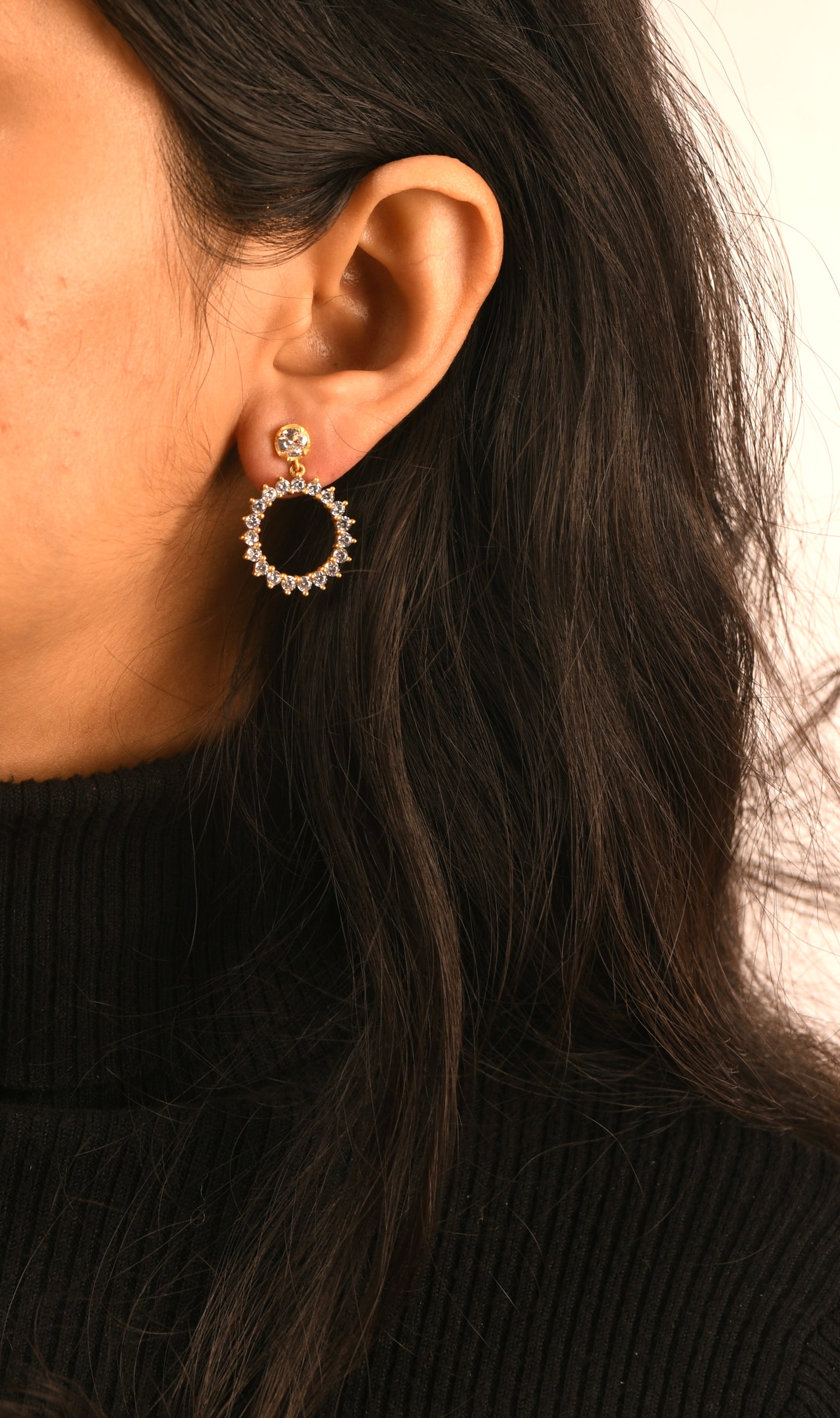 wreath of star earrings
