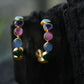 Emily Rainbow Hoops
