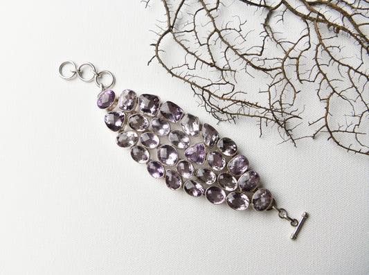 Regal Amethyst Bracelet