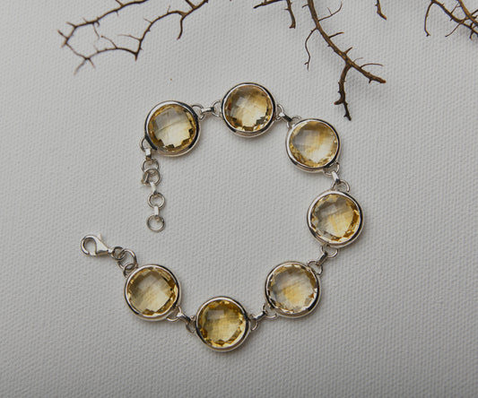 Glowing Citrine Bracelet