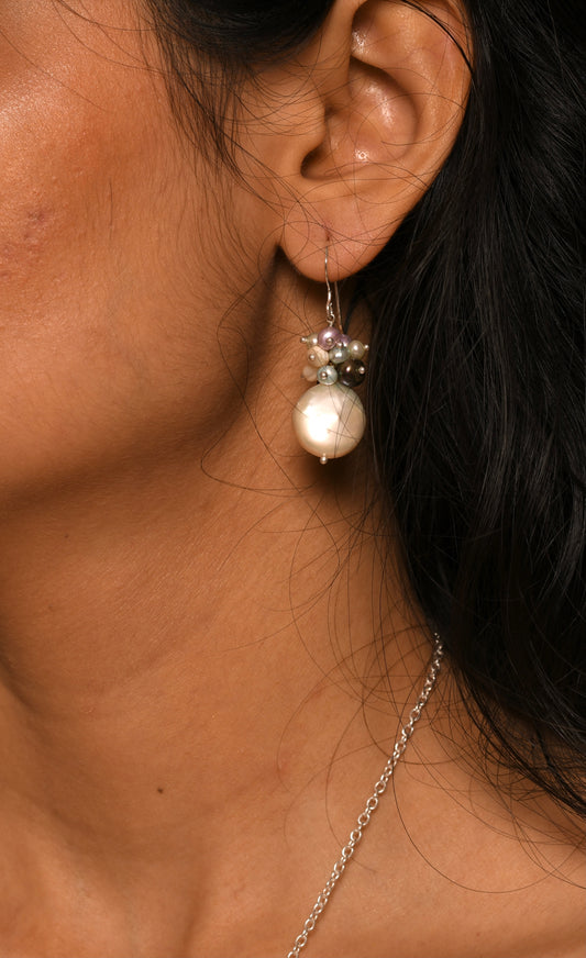 Pearl Bunch Earrings