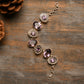 Amethyst Hues Silver Bracelet
