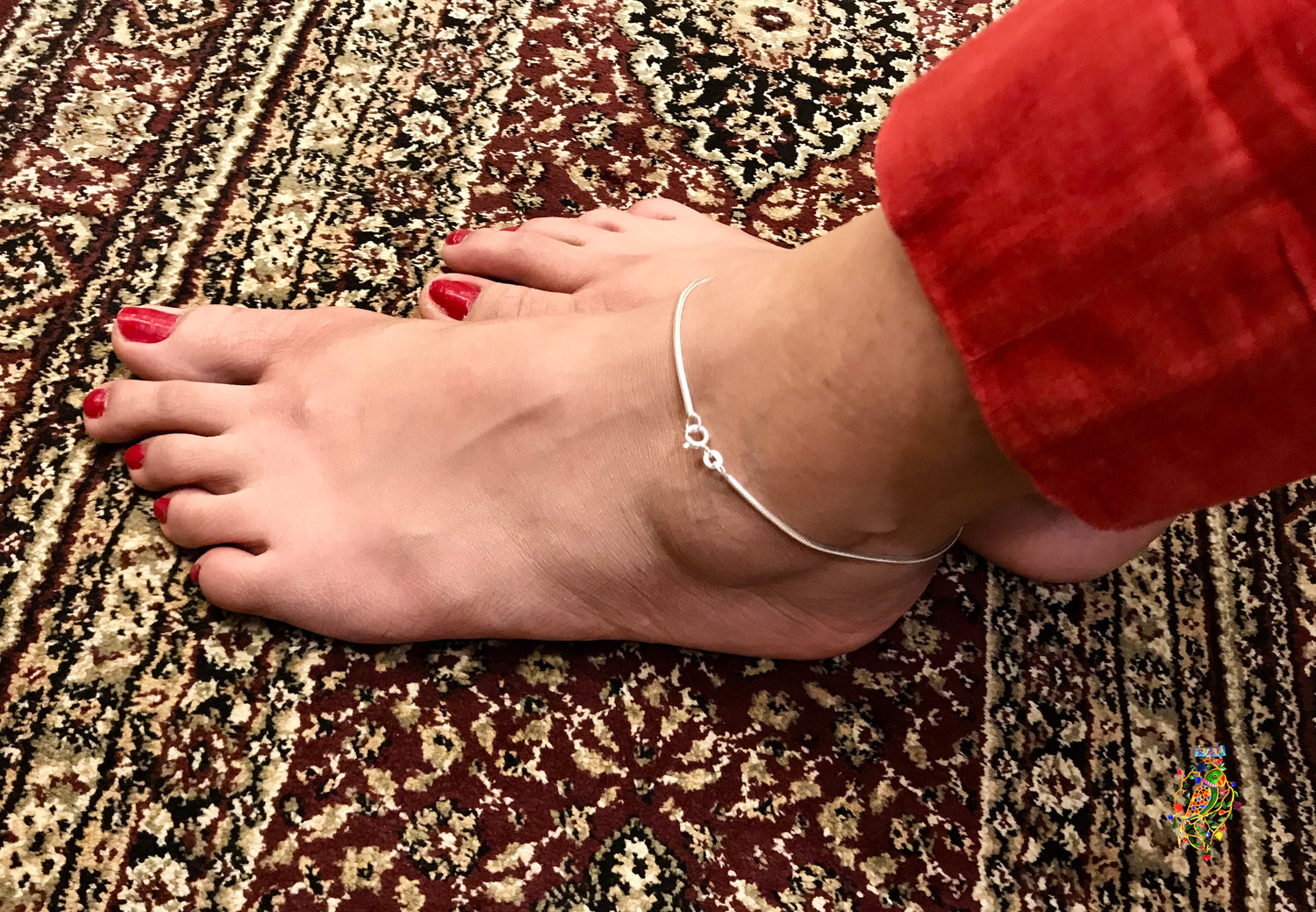 Just Silver Anklets