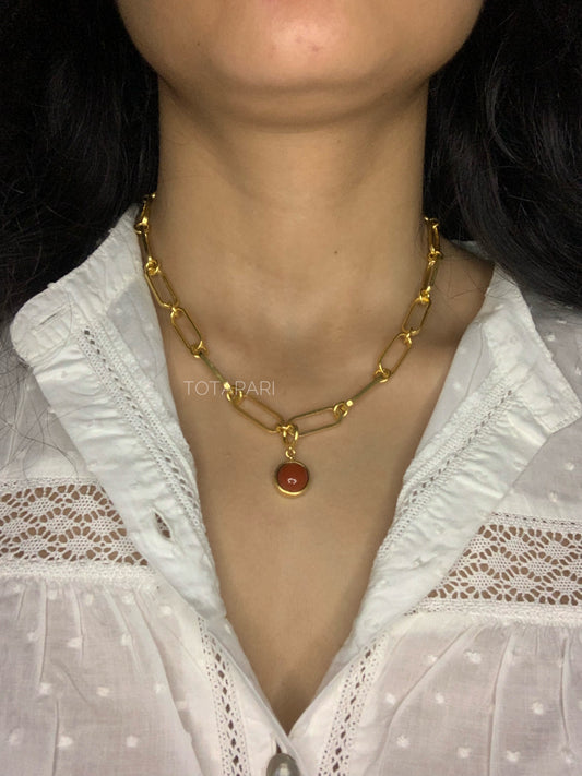 Root Chakra Linked Necklace