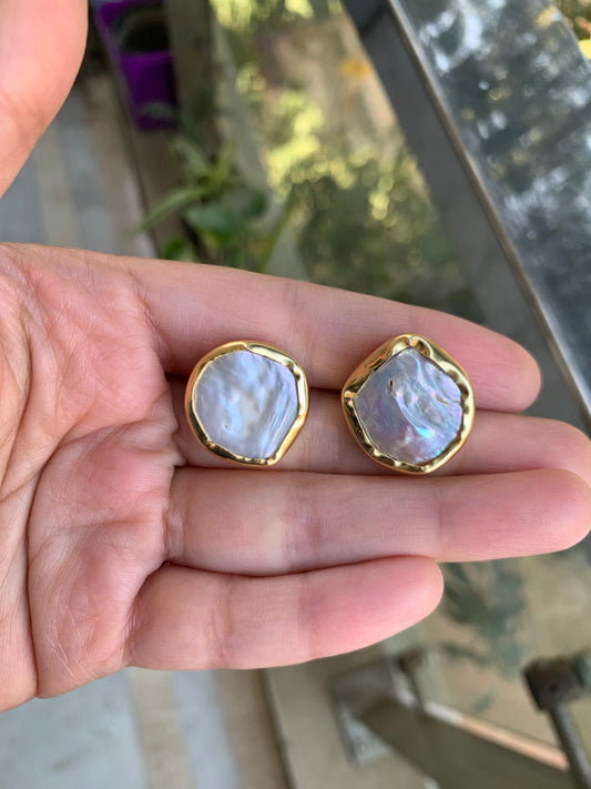 Baroque Pearl Studs