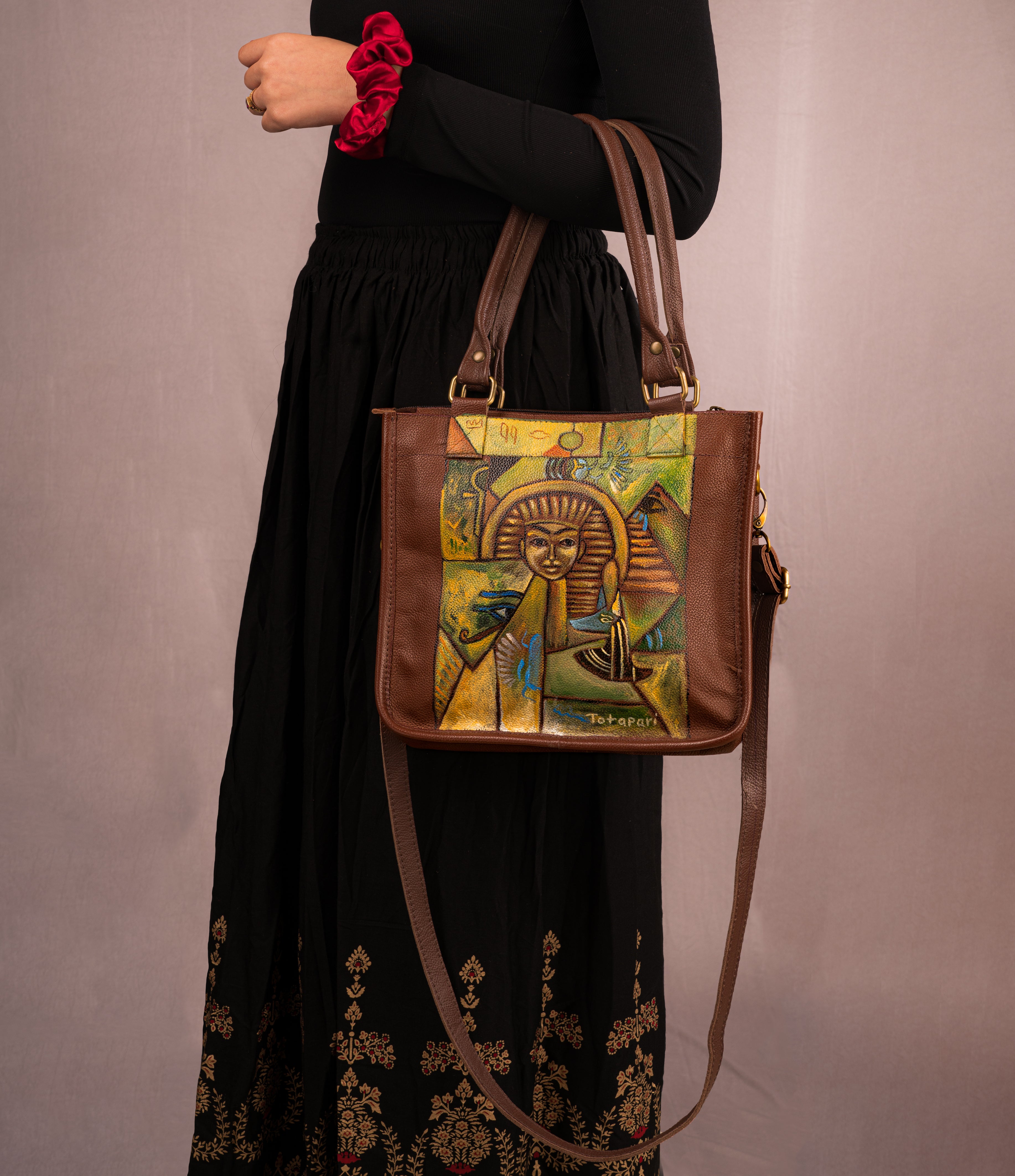 Buy Light Brown Hand Held Purse 4 Inch Online at Best Prices