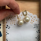 Golden Glow Pearl Earrings