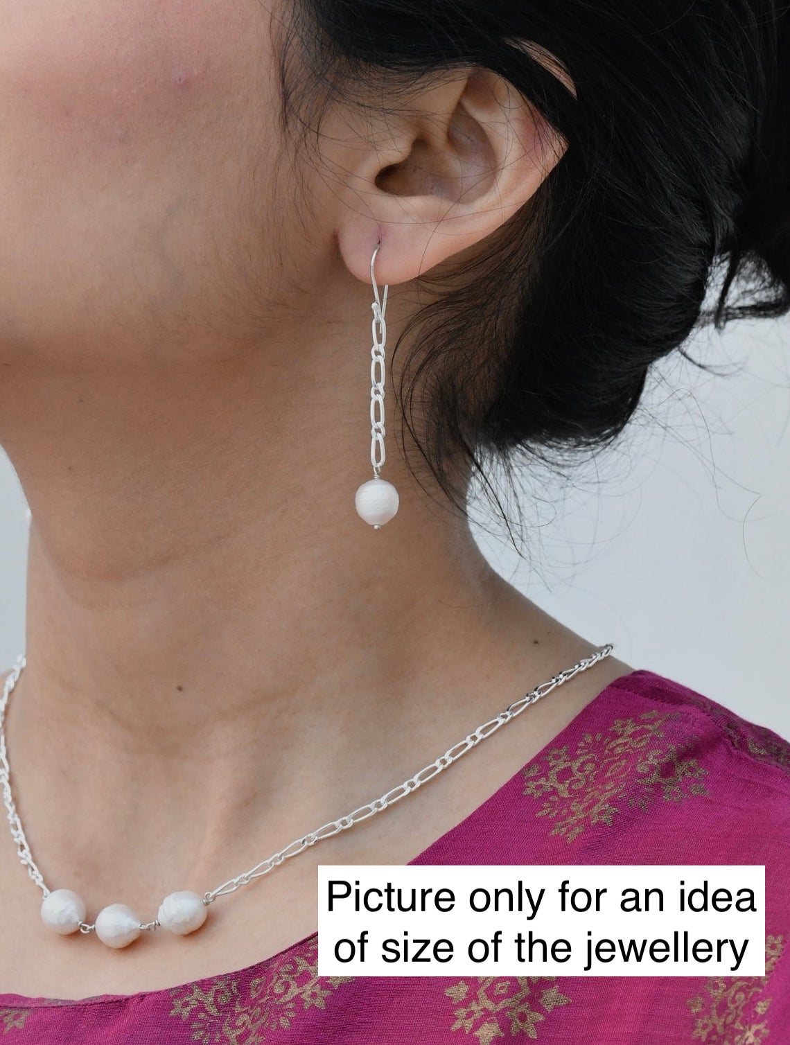 Pearl Minimalist Set (Grey Pearls)