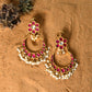 Kundan Floral Chaand Balis