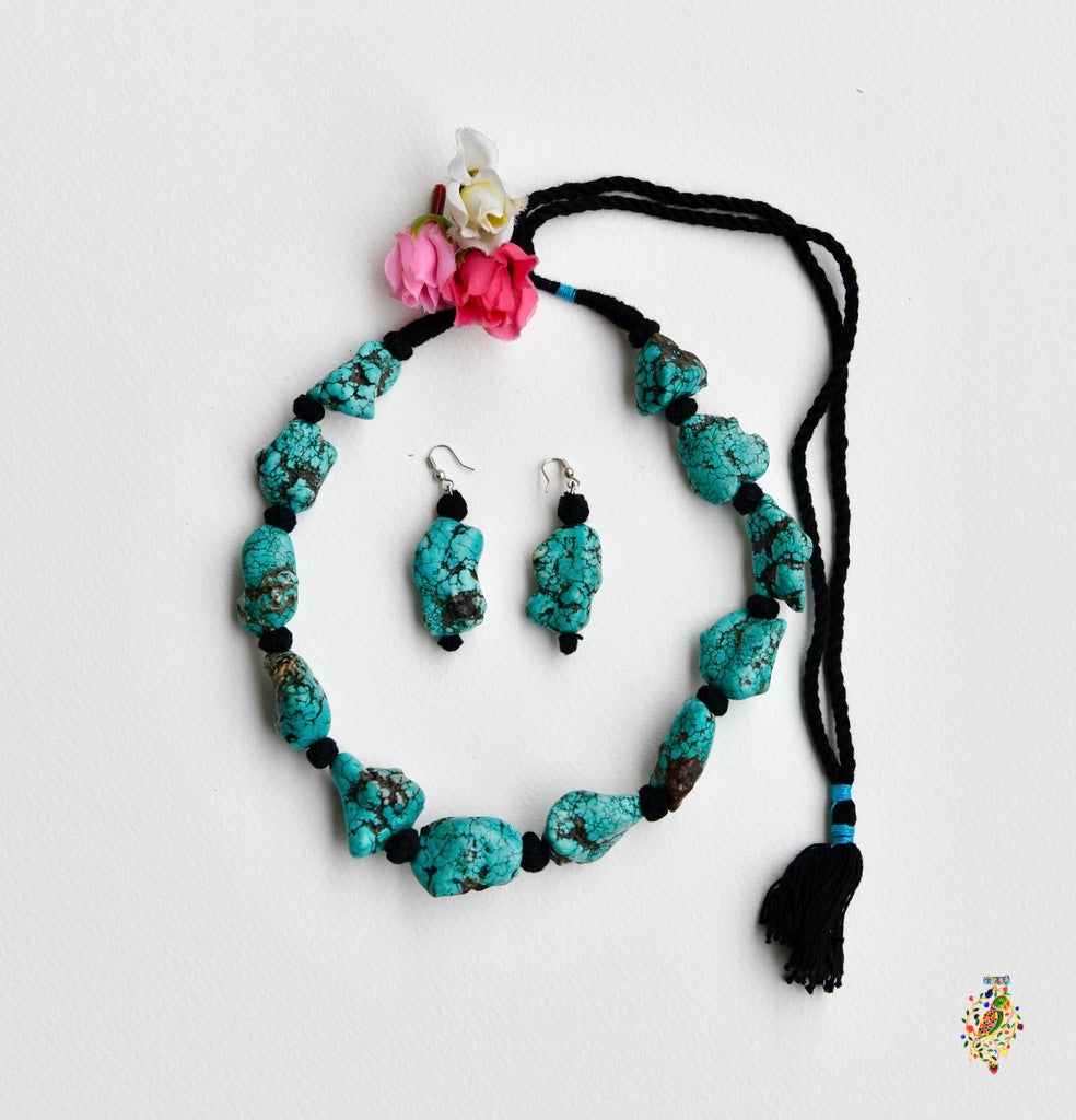 Natural Turquoise Stones Set