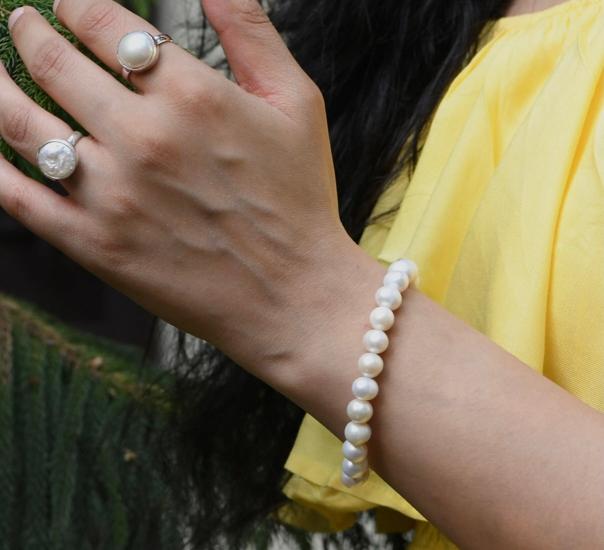 Dyna Coin Pearl Ring