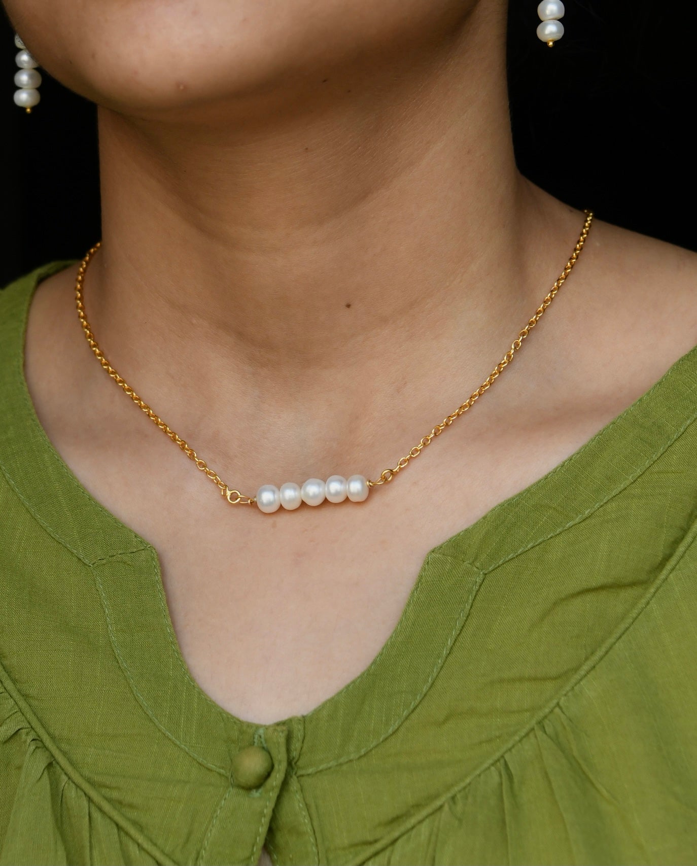 Rose Stacked Pearl Set